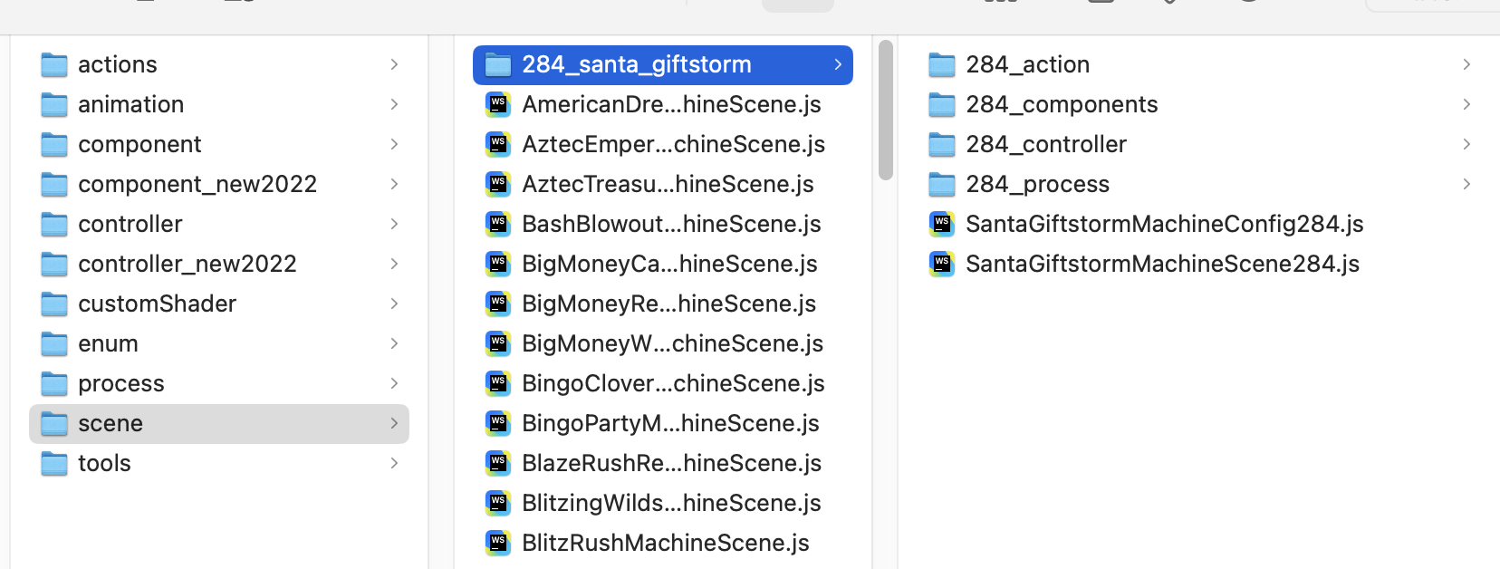 新关卡文件结构示意图